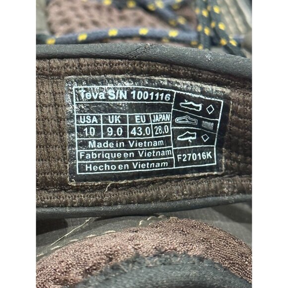 Teva Men's Forebay Fisherman Sandals Size 10 Outdoors Hiking Camping Fishing - Picture 6 of 7